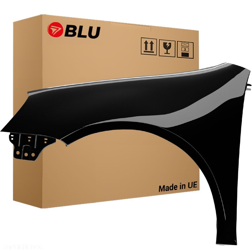 BLU Błotnik VW GOLF V 5 L041 LO41 lewy czarny 03-09 przód hatchback ocynk Schwarz - 1
