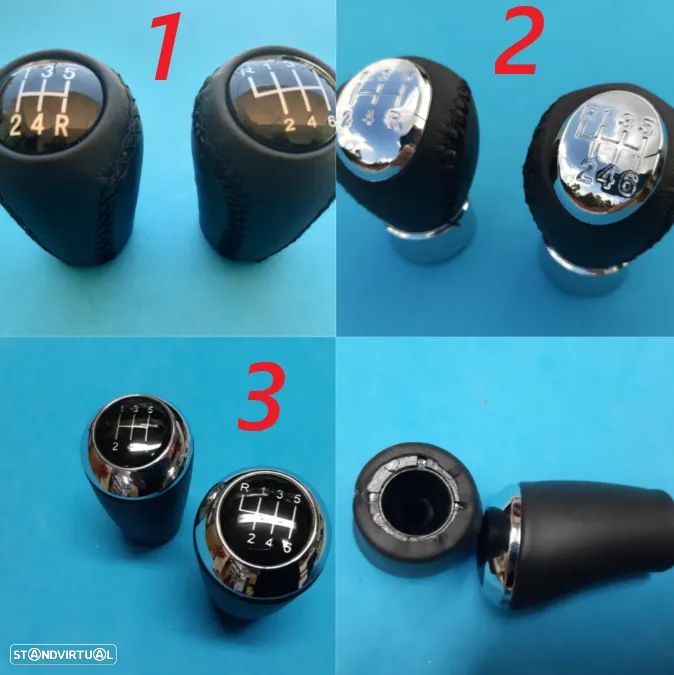 Moca manete alavanca velocidades Mazda 3-5-6 MX4 CX-7 (5 e 6V) NOVO - 1
