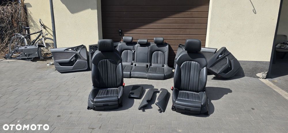 Fotele kanapy Audi A6 C7 lift S-Line skóra elektryczne - 1