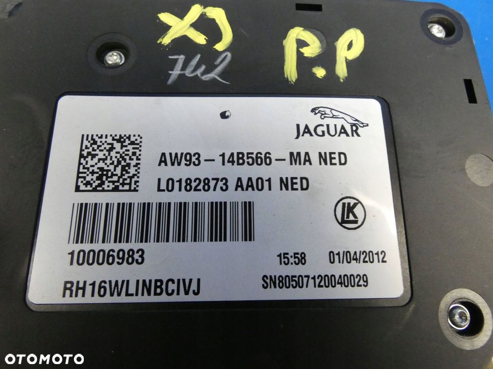 JAGUAR XJ X351 PANEL STEROWANIA FOTELA PRAWY PRZÓD - 3