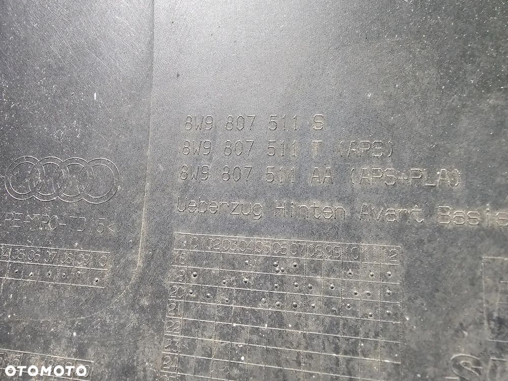 AUDI A4 B9 LIFT 20-24r ---> ZDERZAK TYŁ KOMBI ZWYKŁY - 20