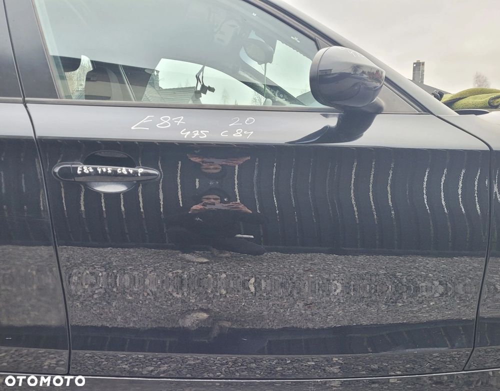 DRZWI PRAWY PRZÓD PRZEDNIE BMW E87 475 BLACKSAPPHIRE C84 - 1