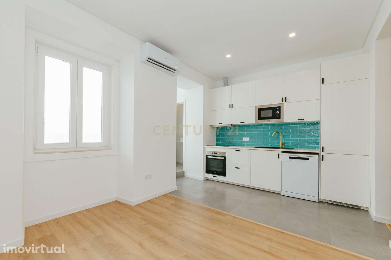 Apartamento T2 - 75m² + 48m² area exterior c/ Piscina privativa - Lisb - Grande imagem: 5/22