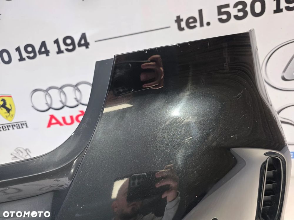 BMW 1 F40 19- M-PAKIET ZDERZAK TYLNY TYLNI TYŁ NA 4xPDC KOLOR CZARNY METALIK NR 51128070949 + 51128070950 NR AUKCJI NZ1935 - 6
