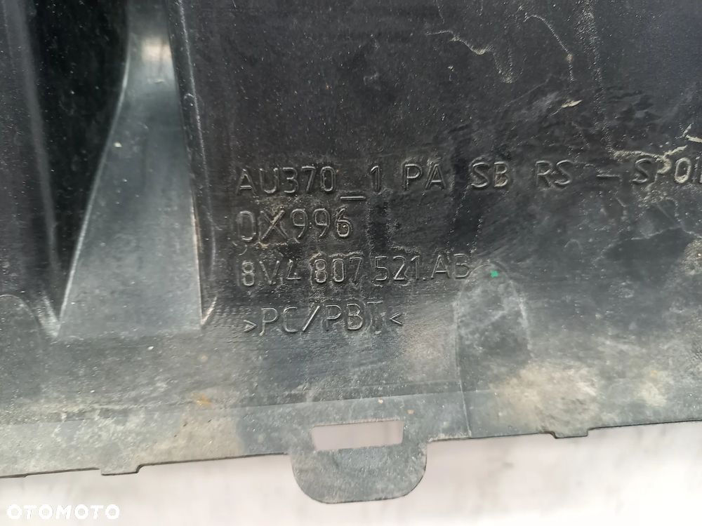 Audi S3 Rs3 8v4 hokej dokladka dyfuzor tyl lotka - 9