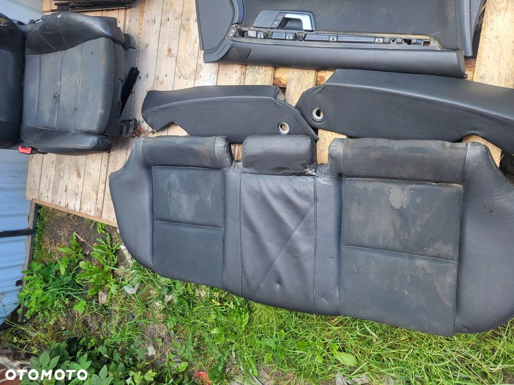 fotele + boczki speed kanapa audi a4 b6 s line pół skóra komplet - 3