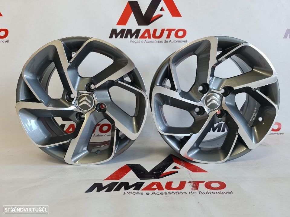 Jantes Citroen Gunmetal Polido 15 - 1