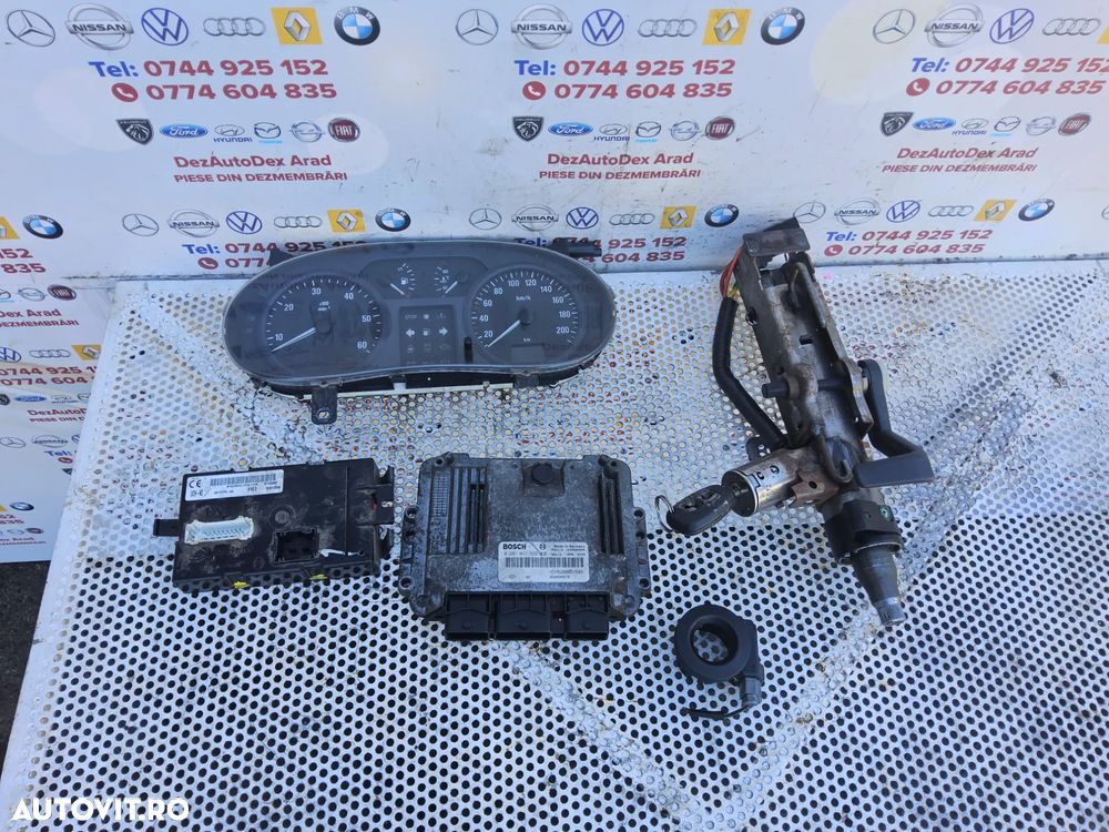 Kit pornire Opel vivaro 1.9 f9q Renault Trafic ecu calculator motor - 1