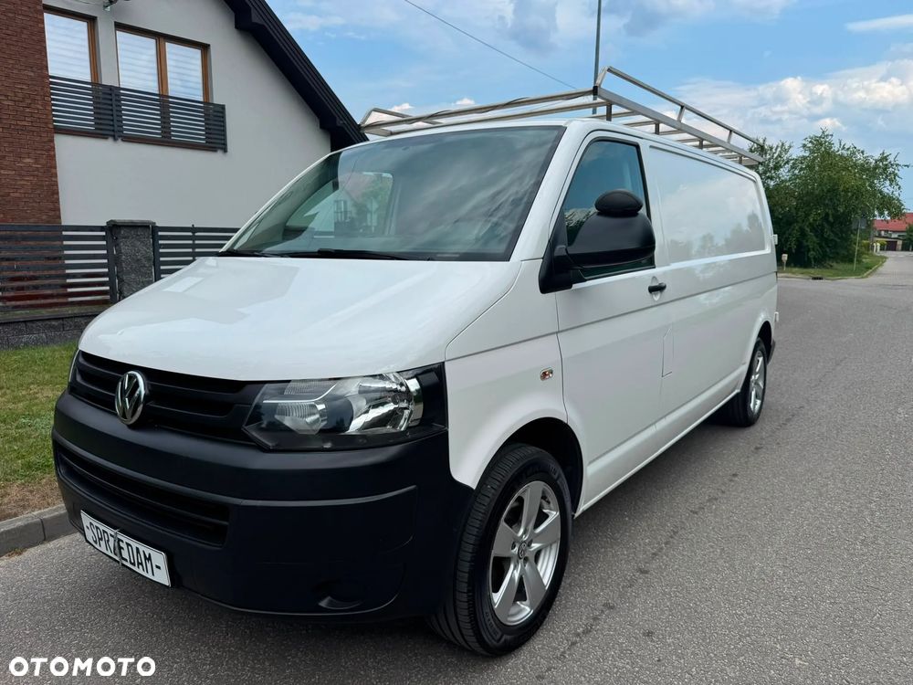 Volkswagen TRANSPORTER T5 L2H1 LIFT Długi Klima Elektryka Tempomat Furgon 3os. Hak Serwis - 1