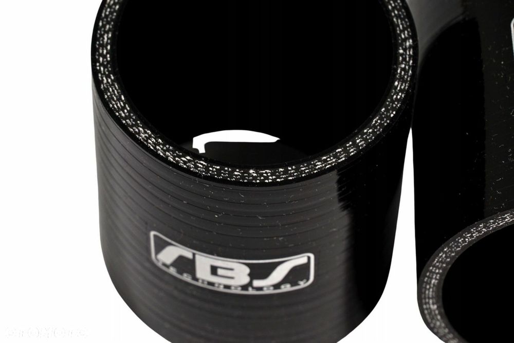 KOLANO REDUKCYJNE SILIKONOWE 90" 76-51MM czarne - 3