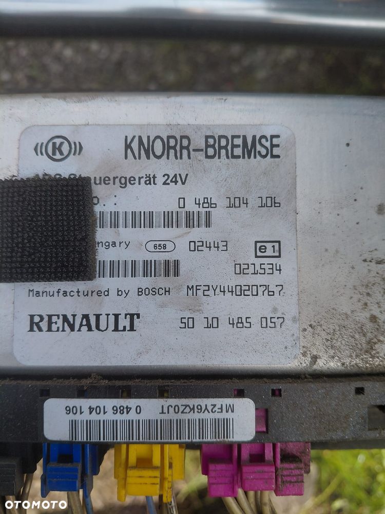 Moduł EBS sterownik KNORR-BREMSE 24V Renault 5010485057 | Oryginał z wiązką - 2