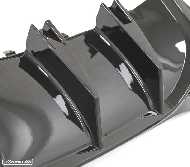 DIFUSOR MERCEDES GLC X253 AMG 15-18 LOOK GLC43 PRETO - 6