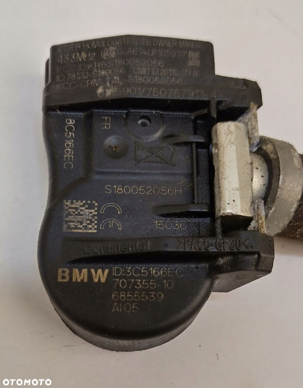 BMW 3 GT F34 CZUJNIK CIŚNIENIA W OPONIE TPMS 707355 6855539 KOMPLET - 3