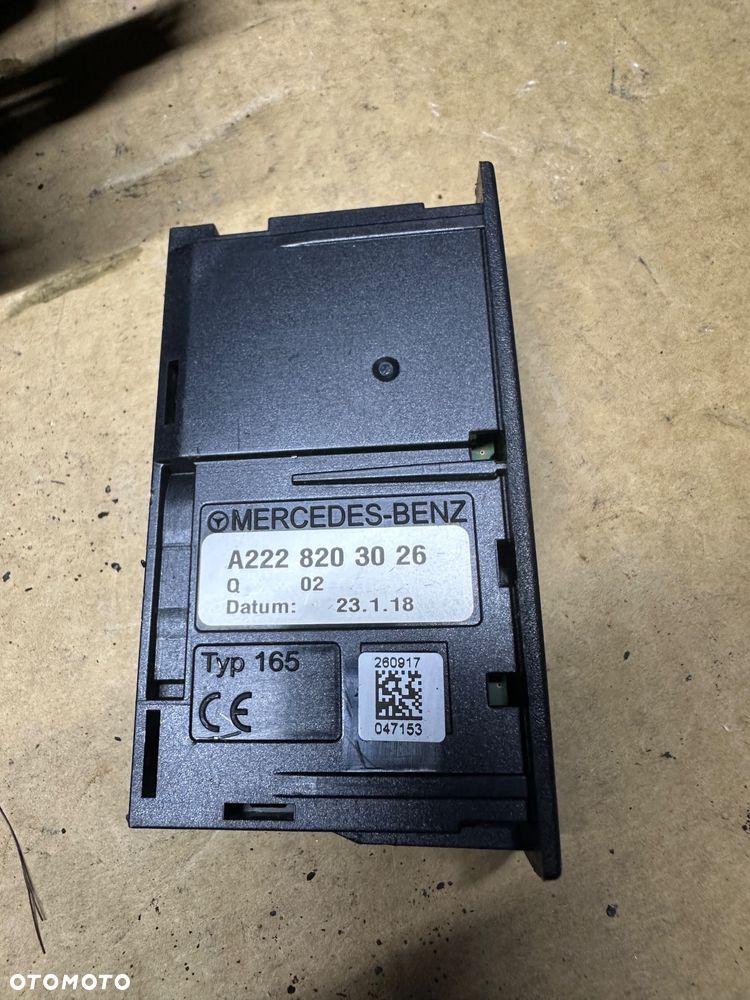 MERCEDES S 222 AMG 63 s lift s coupé c 217 cup Hölder ładowarka indukcyjna podłokietnik gniazdo USB touch pad idrive mmi panel wydechu aktywnego - 6