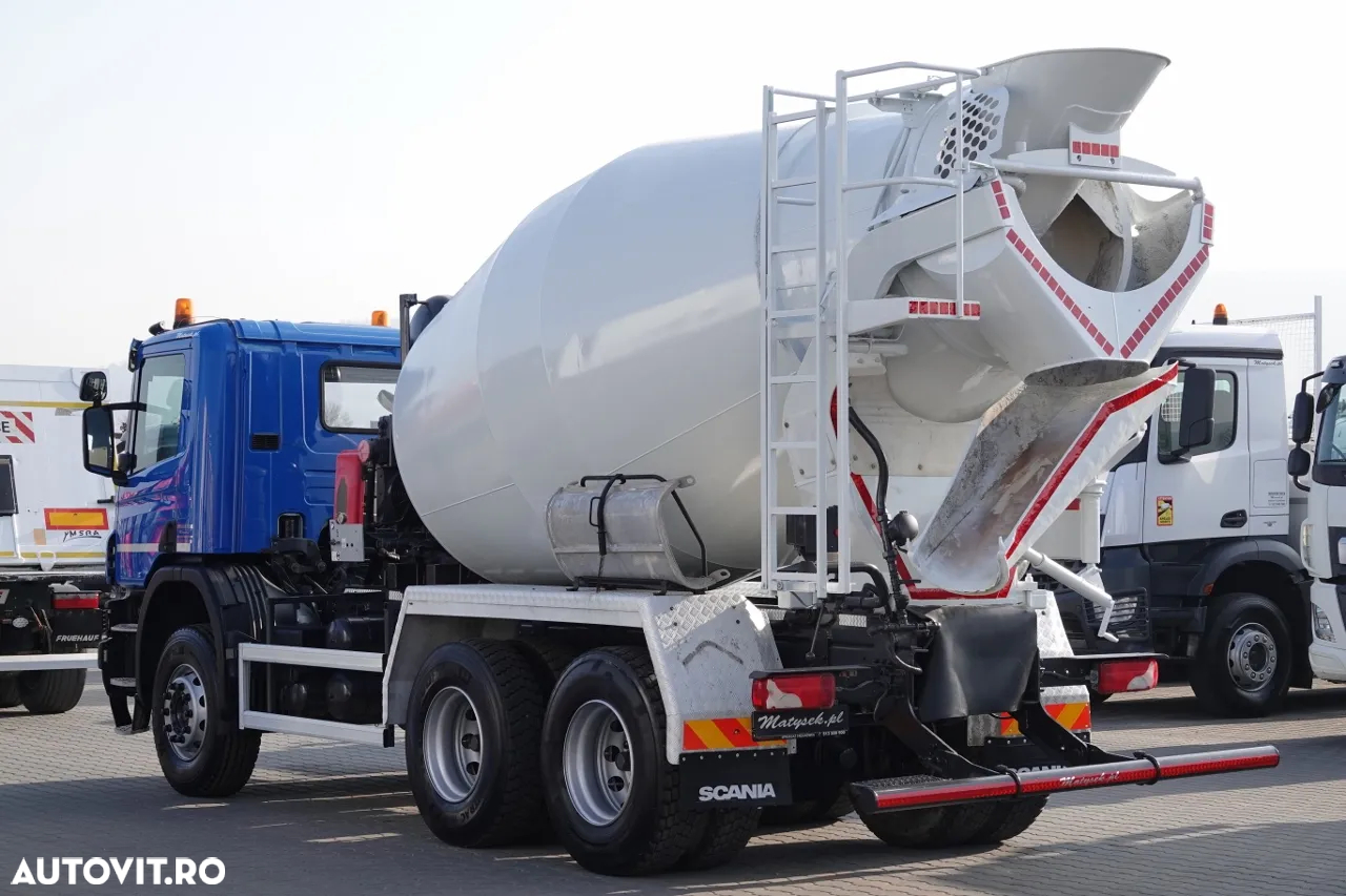 Scania P 410 / 6x4 / BETONATOR / PEAR SCHWING STETTER / 7 mc / EURO 6 - 4