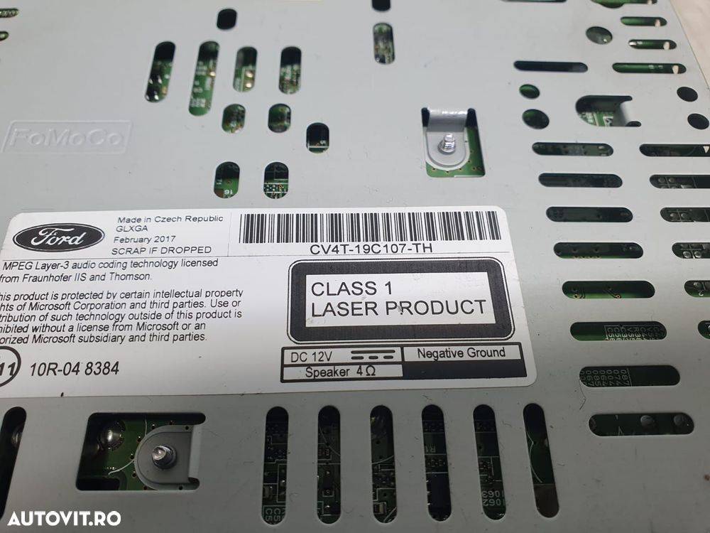 Radio cd player Cv4t-19c107-th Ford Kuga 2 [2013 - 2020] 2.0 tdci - 3