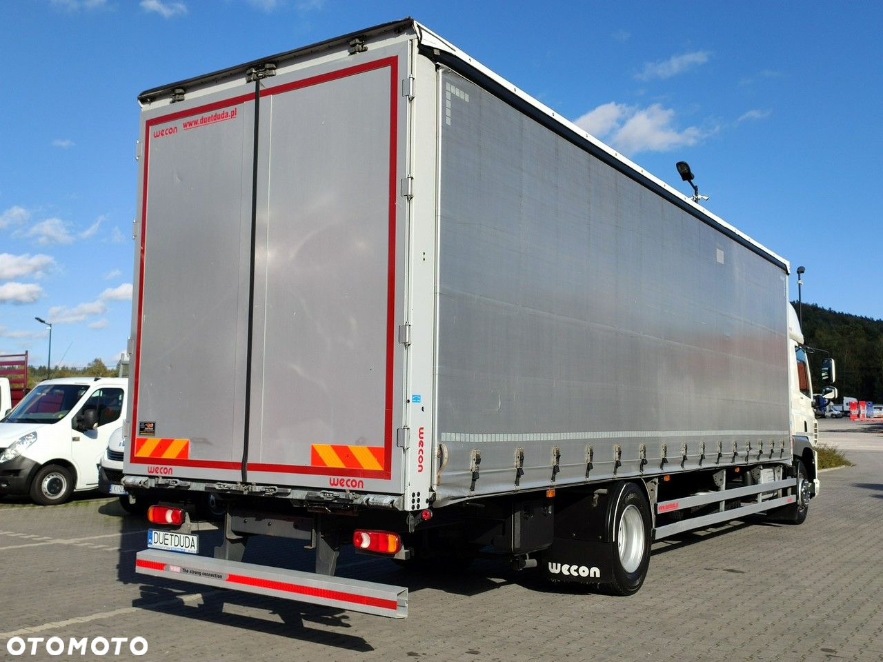DAF CF 290 E6 Firana Tył Drzwi Dach Podnoszony / Zsuwany Długi 9.30m - 21