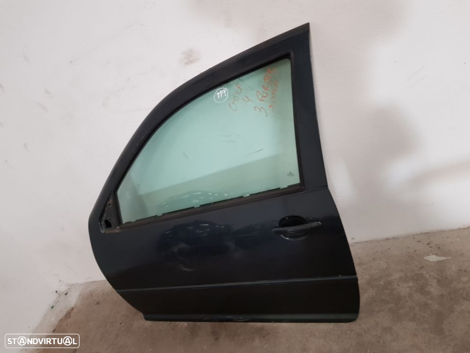 PORTA FRENTE FRONTAL ESQUERDA VW VOLKSWAGEN GOLF IV 4 MK4 FECHO ELEVADOR MOTOR PUXADOR VIDRO - 3