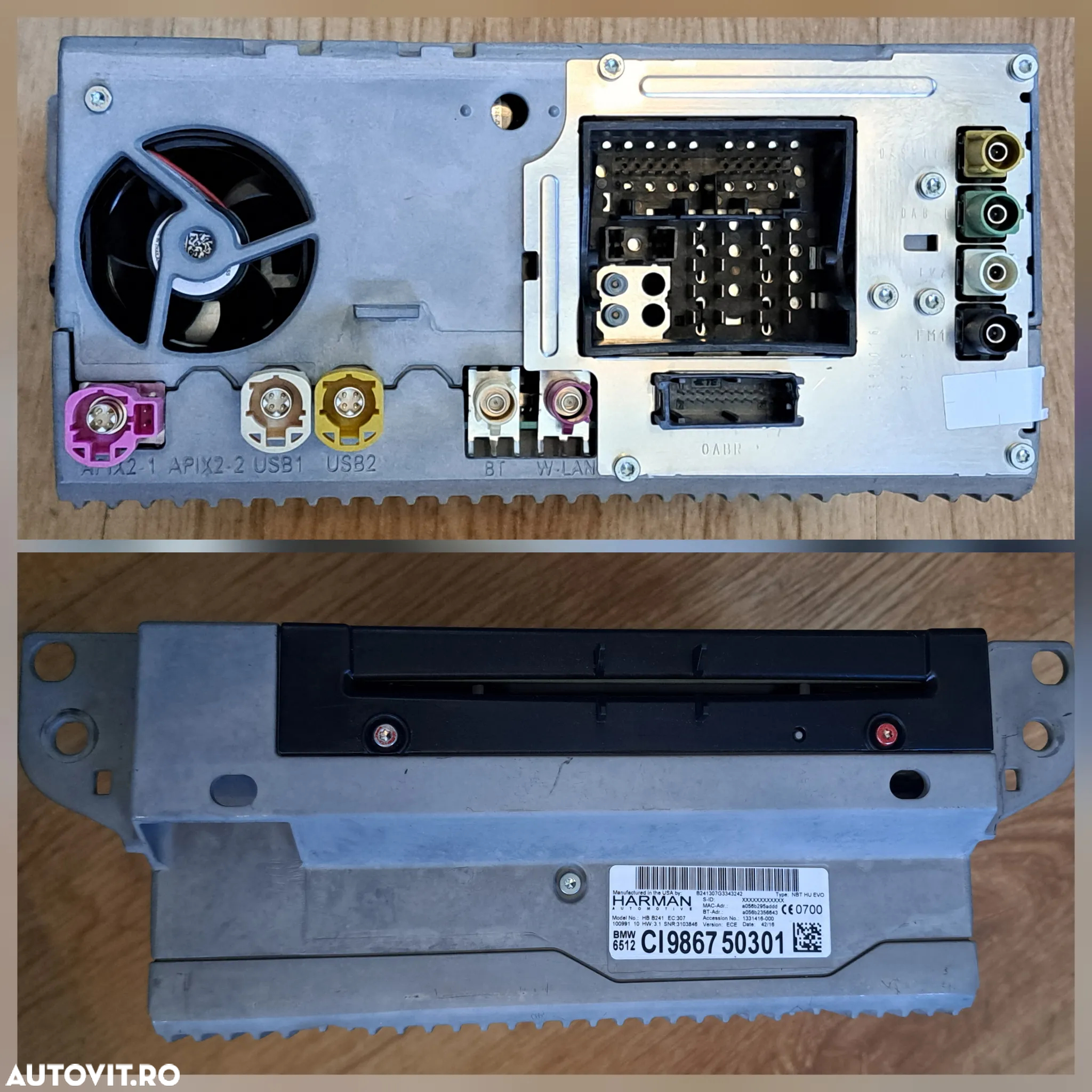 Kit navigatie profesionala NBT EVO HU HARMAN Ecran afisaj central unitate principala joystick BMW X5 F15 X5 M F85 X6 F16 X6 M F86 - 5
