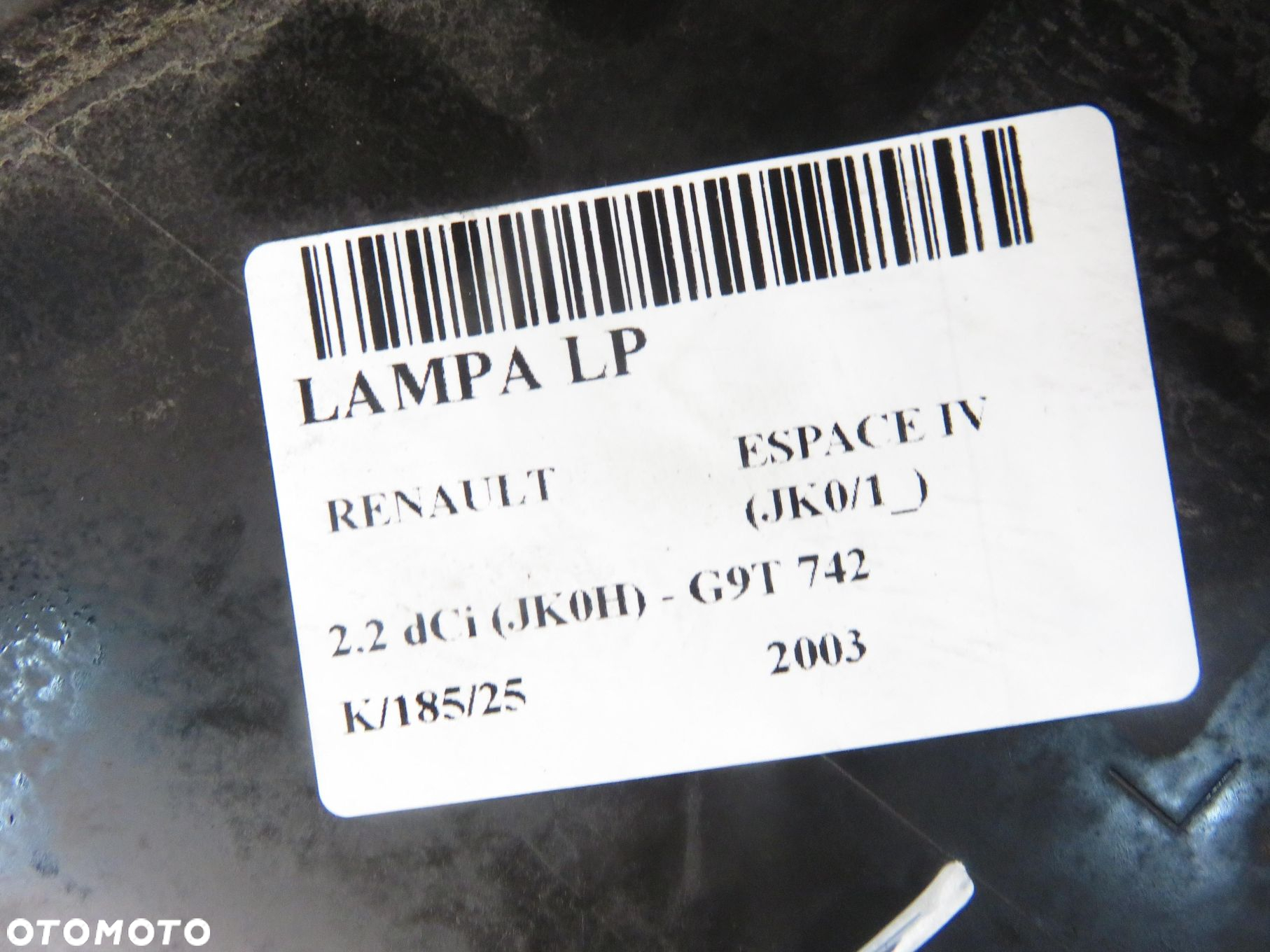 LAMPA LEWA PRZEDNIA RENAULT ESPACE IV (JK0/1_) 5DV00829000 - 8