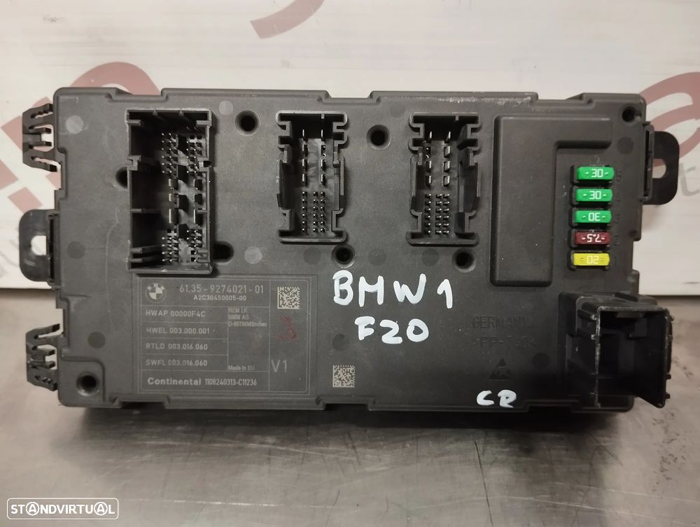 MODULO BCM BMW SERIE 1 F20 / F21 REF. 6135-9274021-01 A2C30450005-00 - 1
