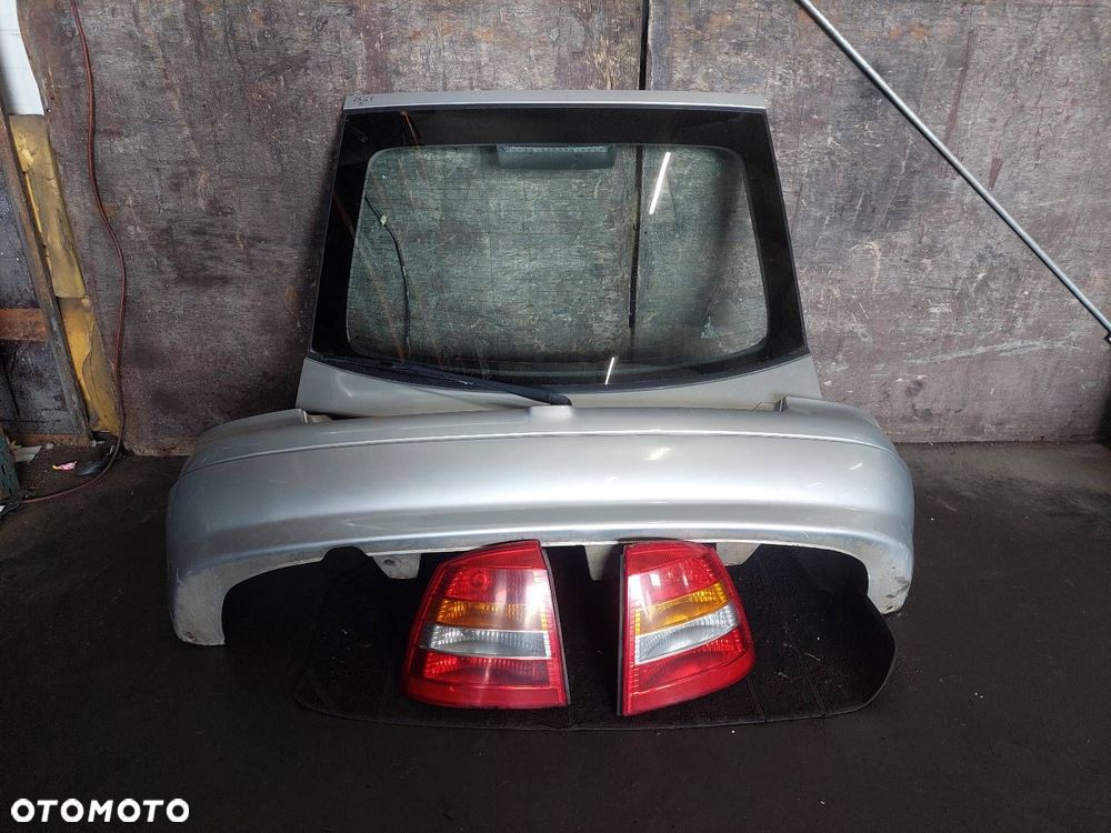 KOMPLETNY TYŁ OPEL ASTRA G Z147 KLAPA BAGAŻNIKA ZDERZAK TYŁ LAMPY - 1