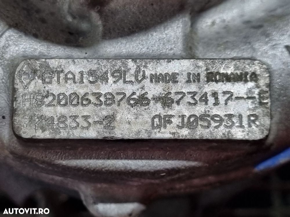 Turbo Nissan Qashqai Facelift 2.0 Dci 2010 - 2013 150CP M9R Euro5 (1300) H8200638766 - 5