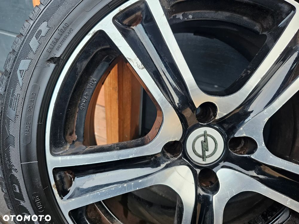 KOŁA FELGI ALUMINIOWE OPONY OPEL ASTRA H, CORSA D, CORSA E, 17" 4x100 ET35 7,5JX17H2 - 3