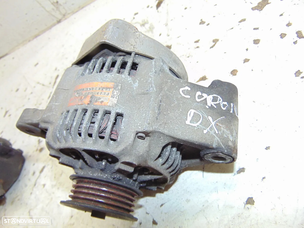 Toyota Corolla DX motor arranque/Alternador - 6