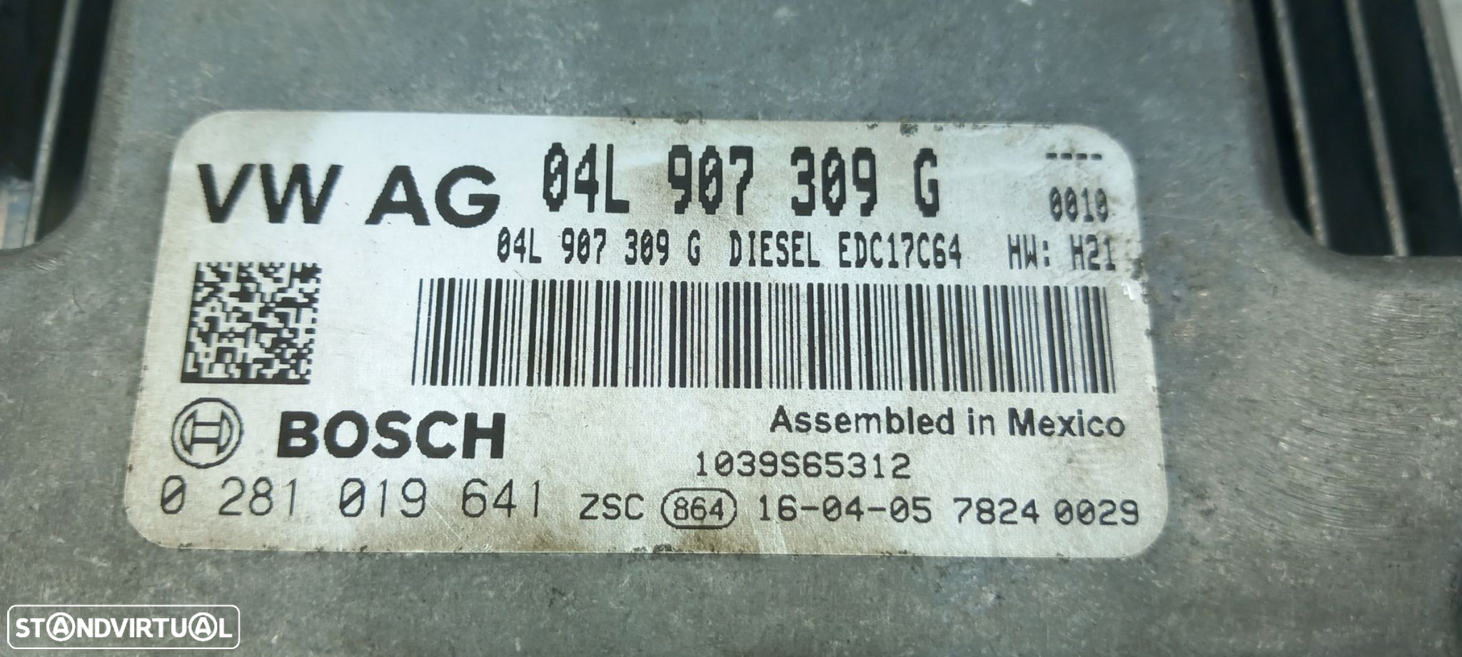 Centralina motor / ECU VOLKSWAGEN Jetta IV (162, 163) - 5