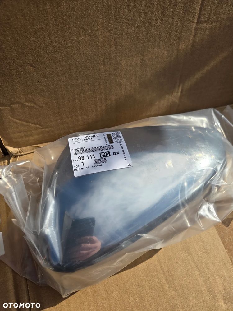 nakładki Nakładka prawa lewa lusterka Chrom Peugeot 3008 P84 5008 P87 1618182680  DS 7 Crossback 9811189977 9811189877 Obudowa lusterka - 4