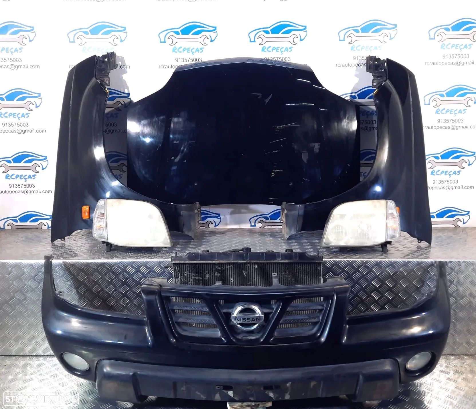 FRENTE NISSAN XTRAIL T30 CAPOT PARACHOQUES GUARDA-LAMAS OTICAS RADIADOR VENTILADOR - 1