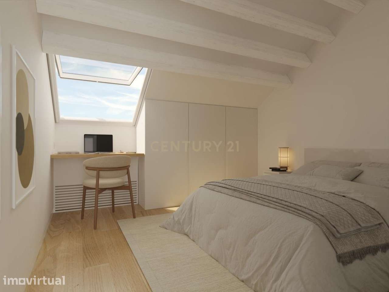 Moradia T1+1 Duplex em Condomínio Privado - Grande imagem: 4/12