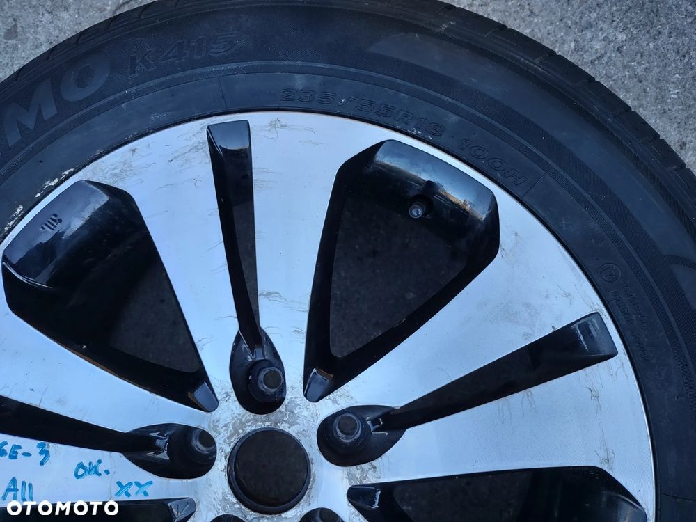 KOŁO FELGA ALUMINIOWA OPONA HANKOOK OPTIMO K415 52910-3U300 KIA SPORTAGE III 18 CALI ORYGINAŁ PROSTA !!! - 6