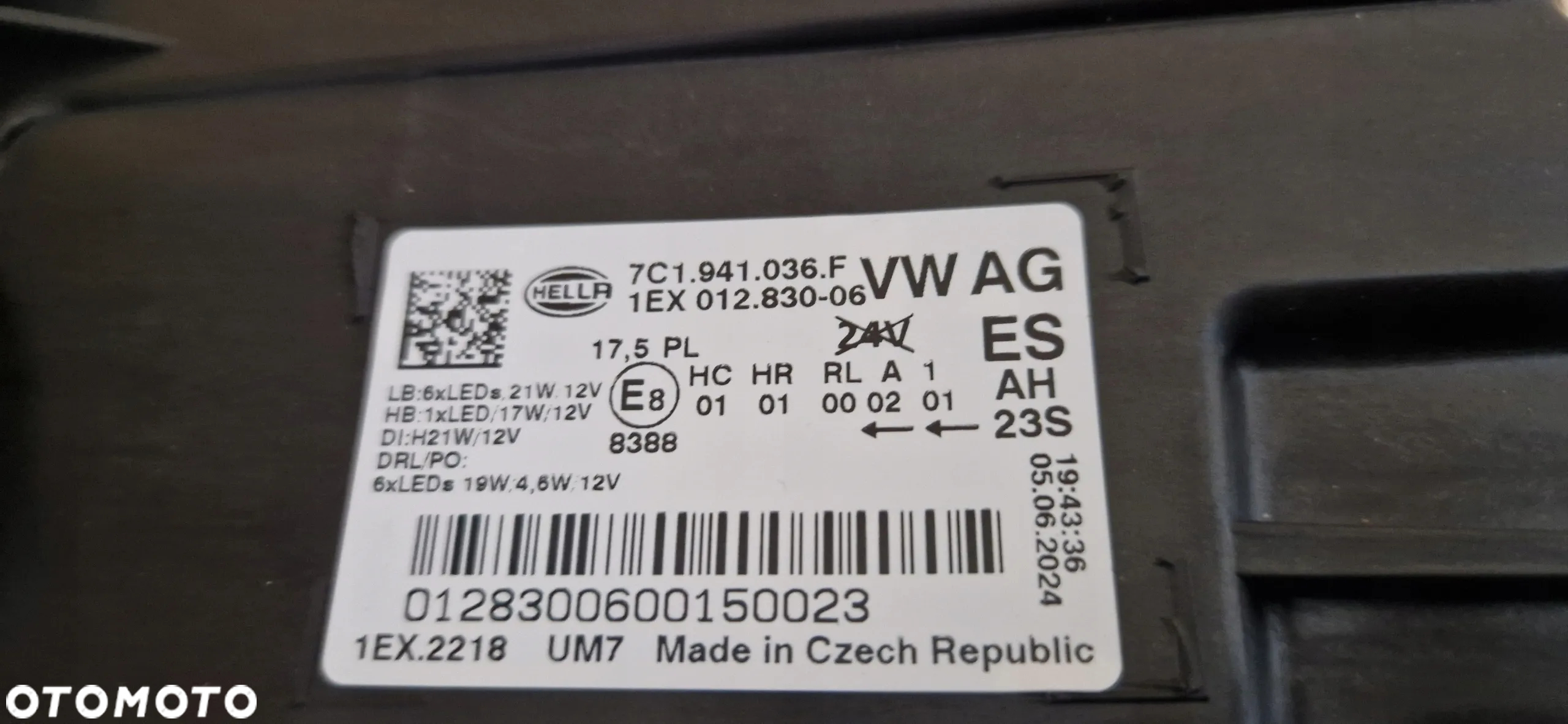 LAMPA PRZÓD PRAWA VW CRAFTER II 7C MAN TGE 7C1941036F 11PIN - 6