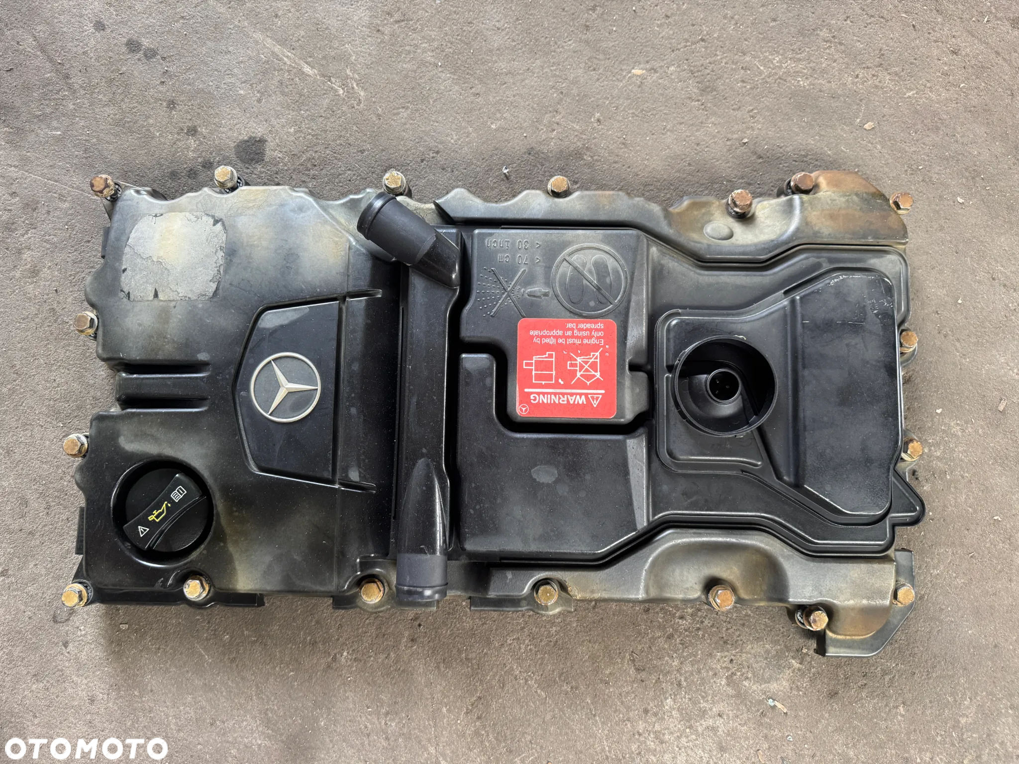 Pokrywa Osłona Zaworów OM934 Mercedes Atego III E6 A9340100330 - 2