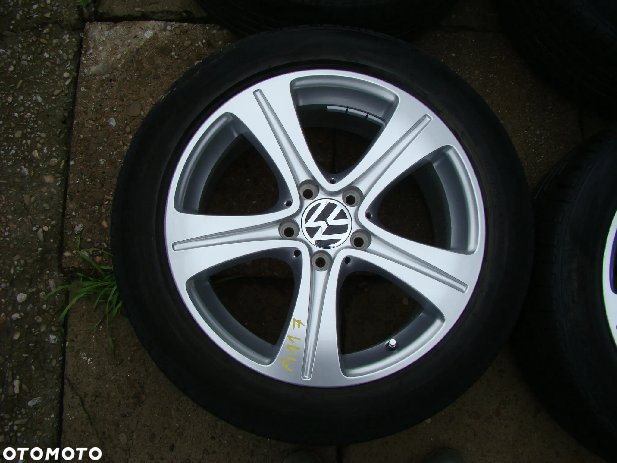 a117 5x112 VW T-Roc Passat B7 B8 Beetle Jetta Touran Caddy 7,5jx17 lato 225/50 - 3