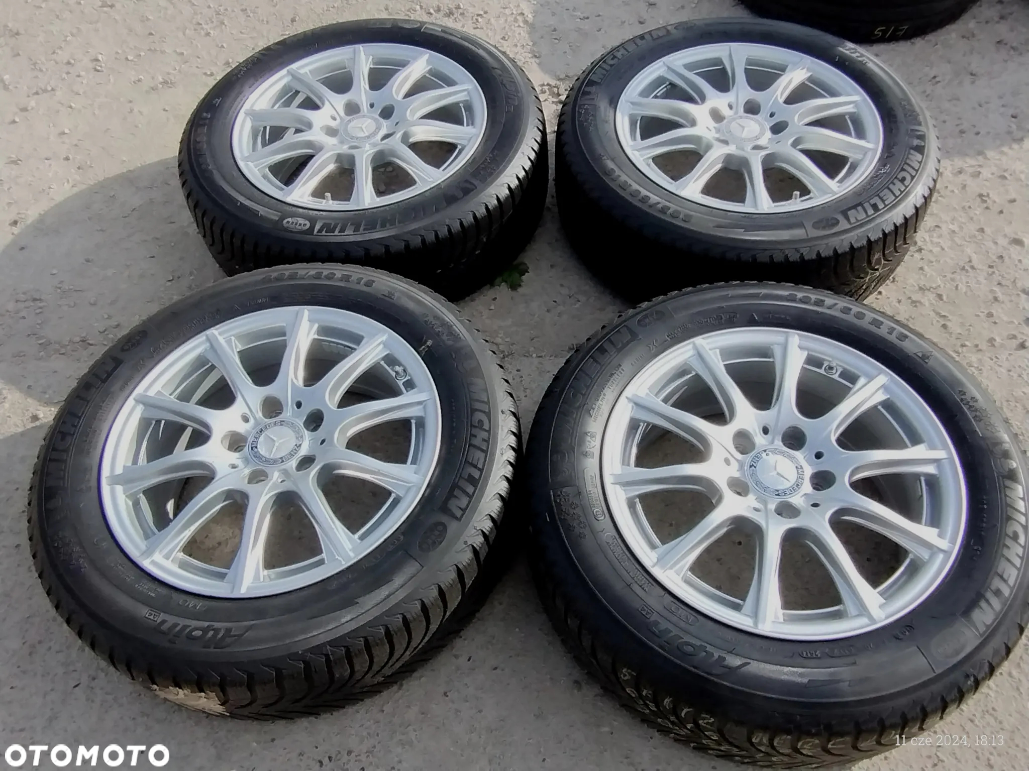 5x112 Alufelgi Felgi Aluminiowe 16 Koła Zimowe Zima Mercedes A Klasa W176  W177 A177 W169 CLA A117 W117 B Klasa W246 W247 W245 VITO V-KLASA C Klasa W204 W205 Legnica Alu-Rad 205/60 6mm - 2