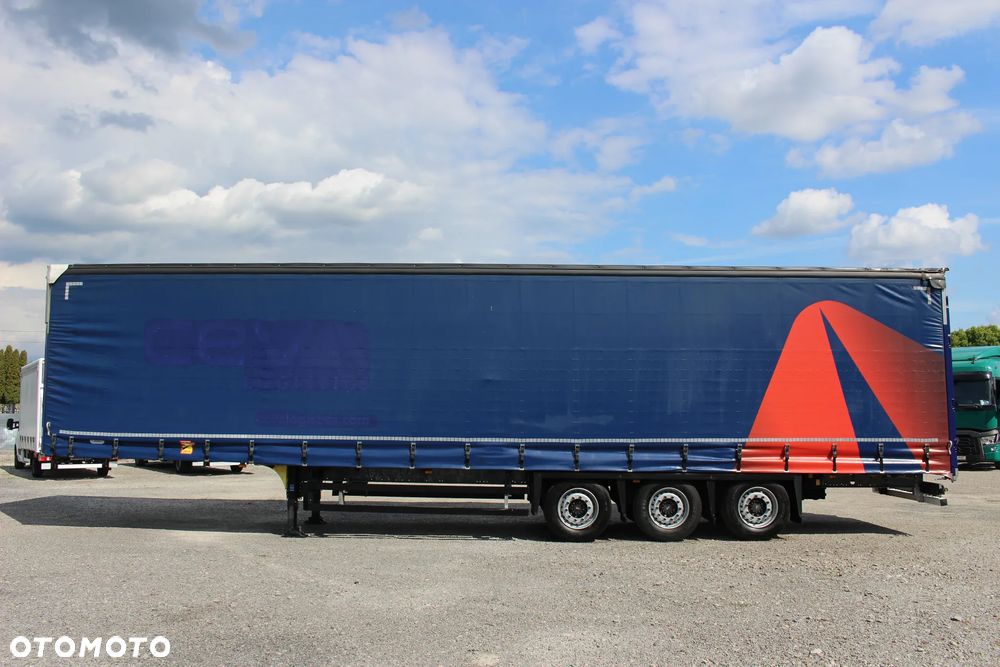 Schmitz Cargobull VARIOS /FIRANKA  /OSIE SCHMITZ / DACH PODNOSZONY/ RAMA OCYNK /SERWIS FR / IDEALNY STAN / - 3