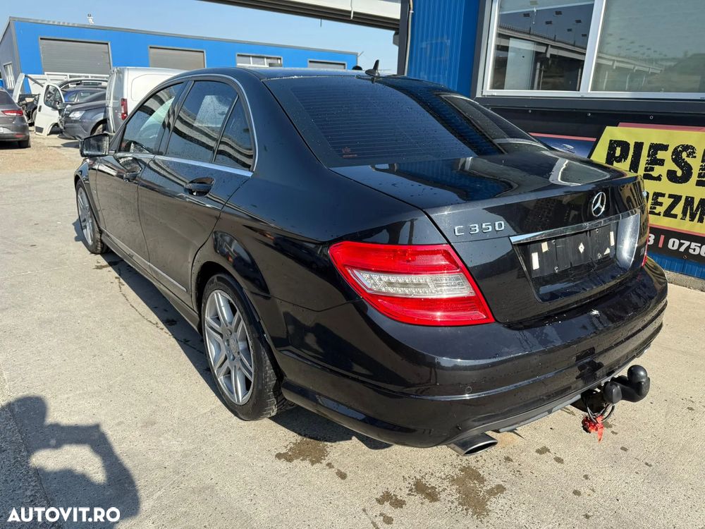 Bara / Capota / Faruri / Aripi / Usi / Jante / Portbagaj Mercedes C-Class W204 AMG Culoare 197 Negru Obsidian - 5