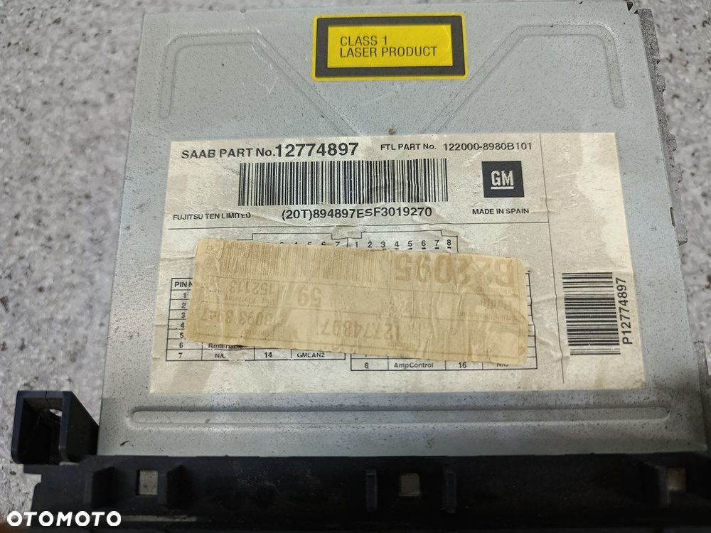 RADIO FABRYCZNE SAAB 9-3 II 12774897 GM - 5