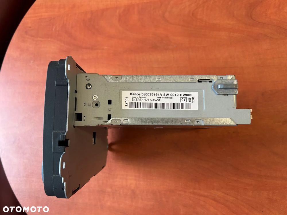 SKODA FABIA II RADIO FABRYCZNE CD DANCE 5J0035161A - 6