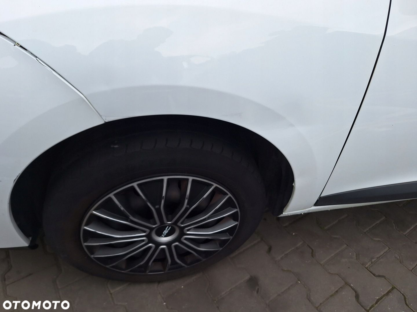 RENAULT MEGANE 3 III LIFT 08-15 BIAŁY BŁOTNIK PRZÓD LEWY OV369 - 3