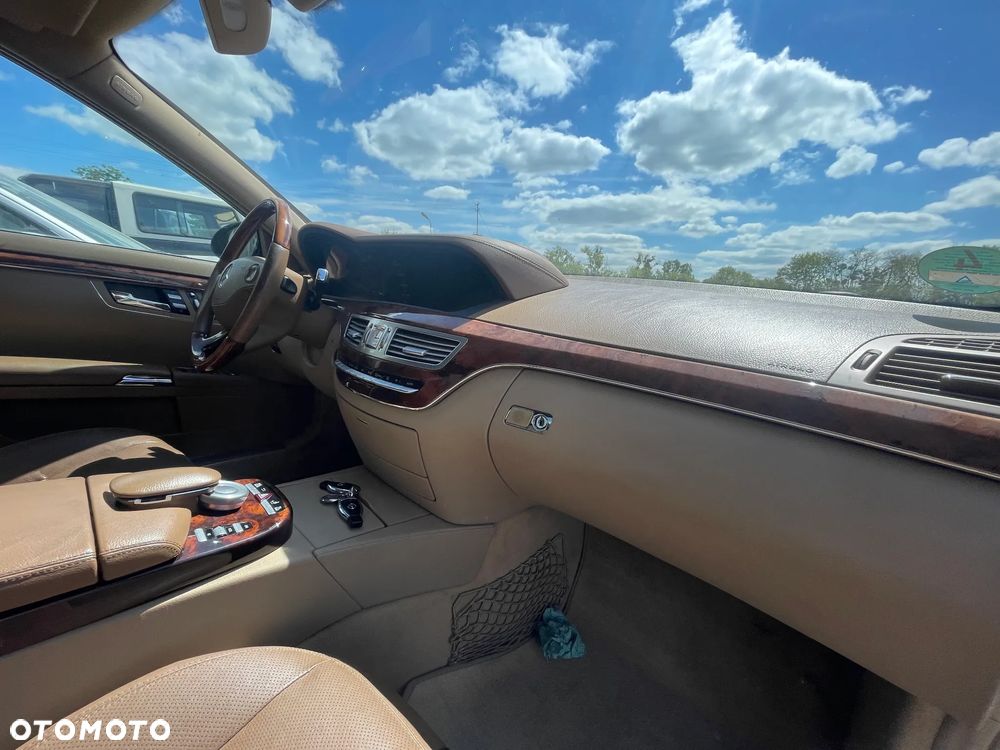 Mercedes Benz W221 LONG FOTELE BOCZKI 204 Skóra - kolor brązowy - 4