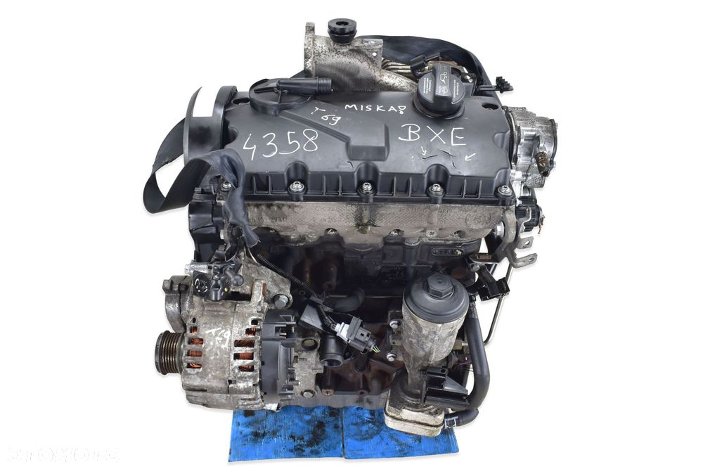 Silnik PASSAT B6 GOLF V TOURAN OCTAVIA II TOLEDO 1.9TDI 105KM BXE KOMPRESJA - 3