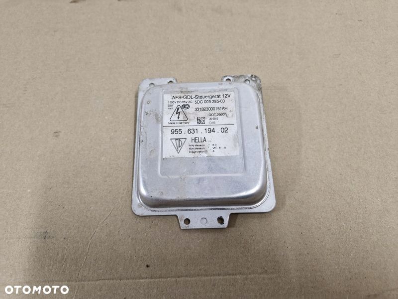 PORSCHE CAYENNE I 1 LIFT 9PA MODUŁ STEROWNIK LAMPY PRZETWORNICA PRZÓD 95563119402 - 1