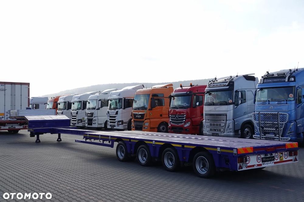 Nooteboom NISKOPODWOZIE / ROZCIĄGANA / 4 OSIOWA / OSIE SKRĘTNE / SAF - 5