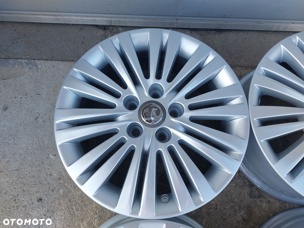 OPEL MERIVA B A ZAFIRA B ASTRA H FELGI ALUMINIOWE R16 6.5J ET39 5X110 GM ORYGINAŁ JAK NOWE! - 2