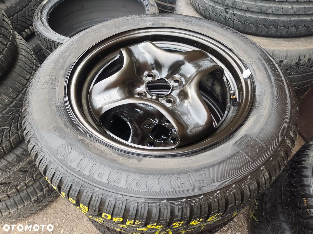 4x100 Felgi Strukturalne Stalowe 15 Koła Zimowe Zima Opel Adam Astra Corsa Combo Vectra Meriva Tigra Daewoo Nubira Kalos Lanos Chevrolet Aveo Fiat Grande Punto 7,5mm Legnica ALU-RAD 185/65 - 1