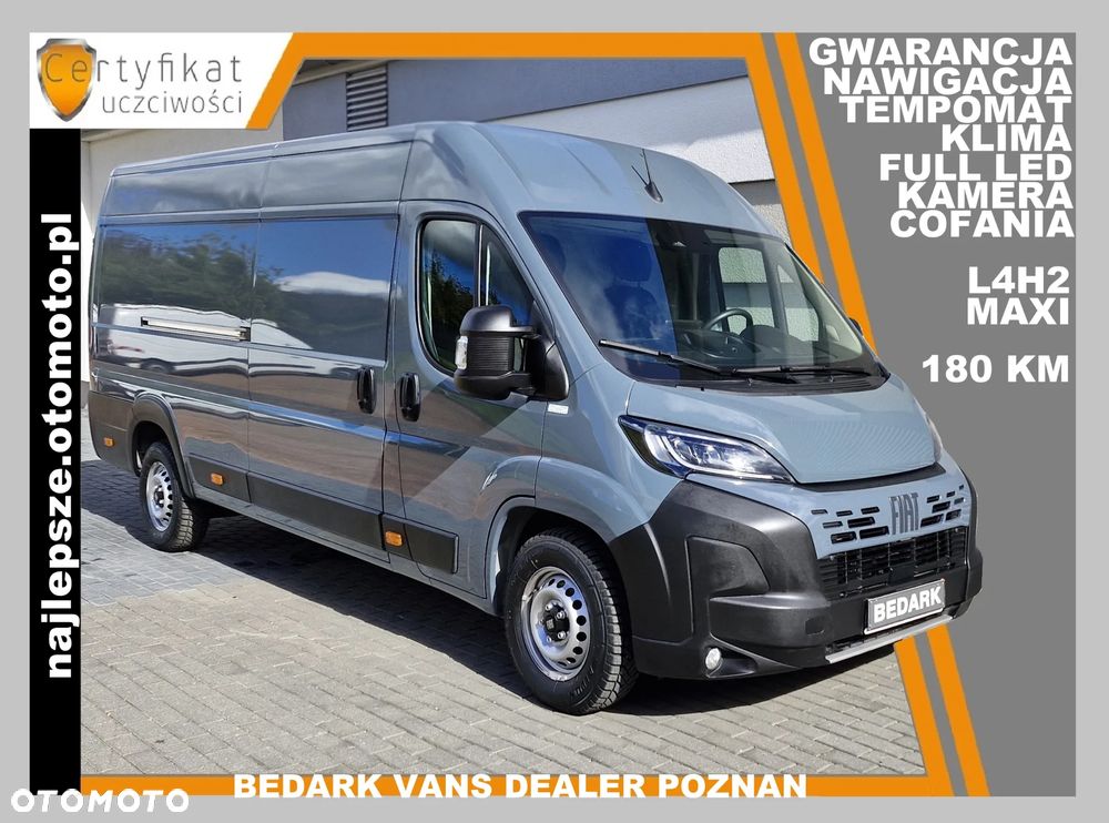 Fiat Ducato, L4H2 MAXI, nawigacja, kamera cofania, tempomat, klima